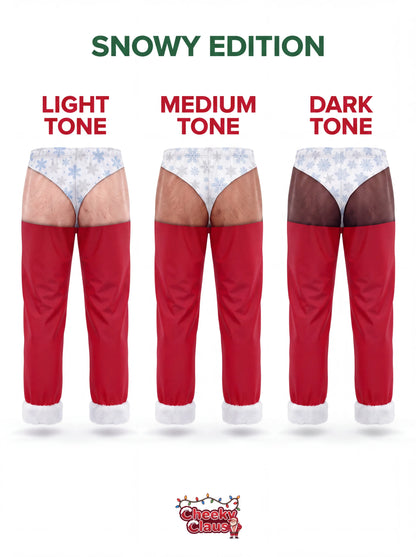 CheekyClaus™ - Conjunto de pijama de Papá Noel